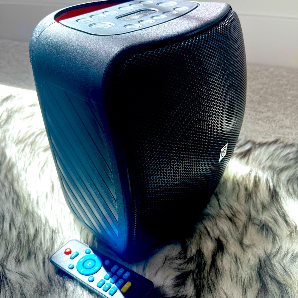 Rock Rockbox Pro 6.5” 150w Portable LED Party Bluetooth Speaker with remote